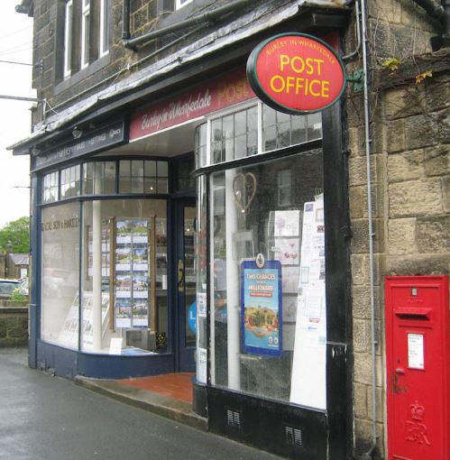 Burley in Wharfedale Post Office & Dacre Son & Hartley Estate Agents, Station Road, Burley in Wharfedale - 2016.