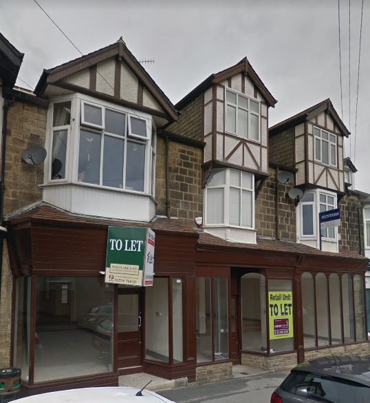 Ex Co-Op To Let, 38 - 42 Station Road, Burley in Wharfedale - 2017.