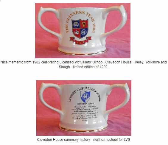 Guiness 3 handled limited edition mug - Clevedon House School