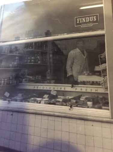 Laurence Blessington in A. Peace's Fresh Fish Shop, 34 Station Rd, Burley in Wharfedale.