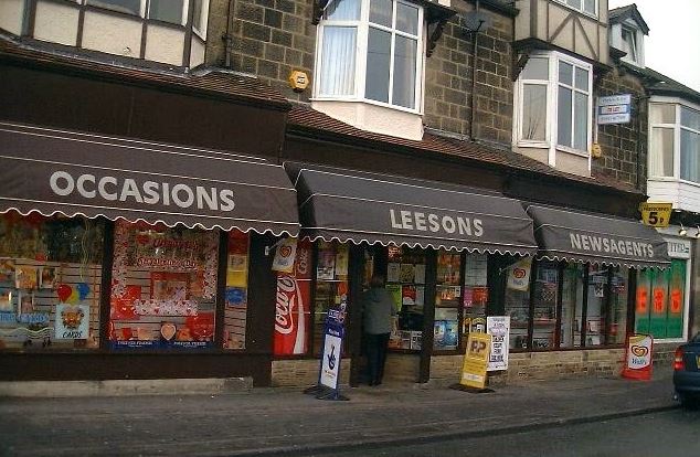 Leesons Newsagents, 40 Station Road, Burley in Wharfedale.