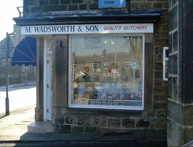 Malcolm Wadsworth & Son Butchers, Station Road, Burley in Wharfedale.